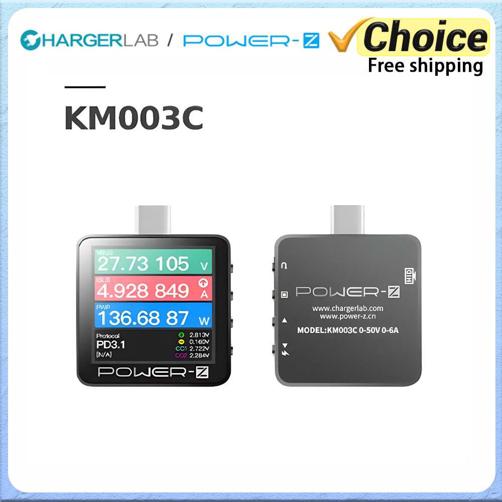 Power Banks - Power-Z KM003C Przenośny tester szybkiego ładowania