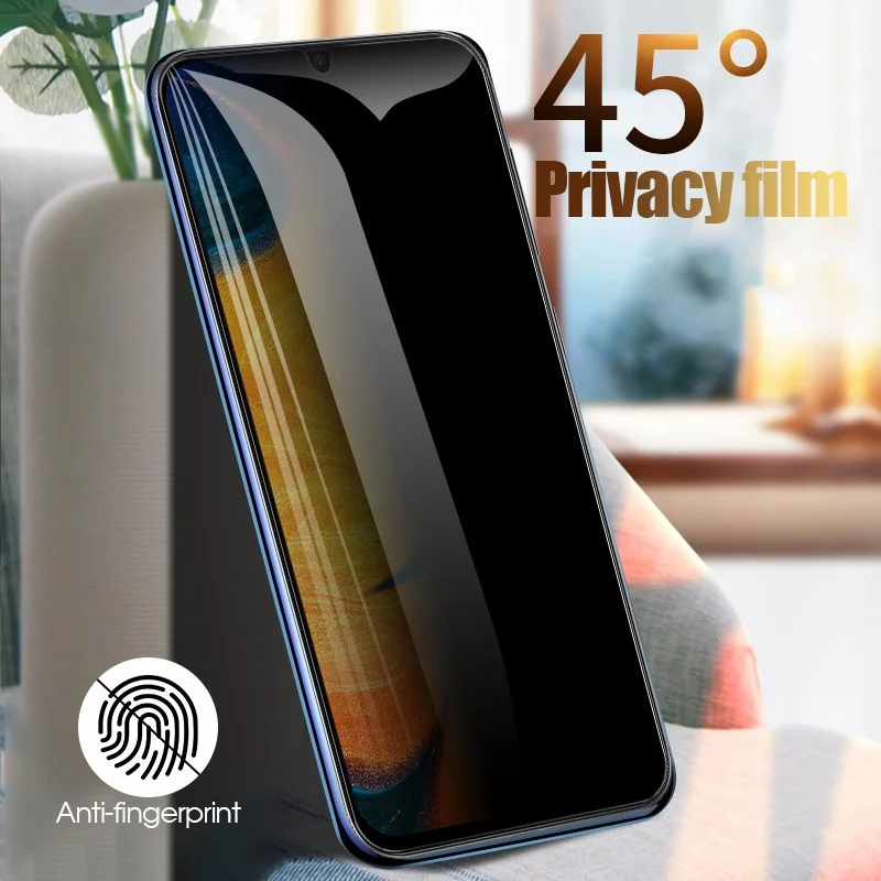 Anti Spy Privacy Glass Case - Etui antyszpiegowskie do Samsunga A70s, osłona