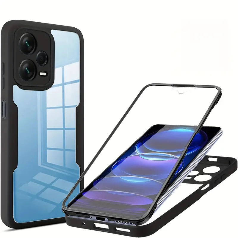 Heavy Duty 360 Full Body Protective Case - Przezroczyste etui 360 dla Xiaomi Redmi
