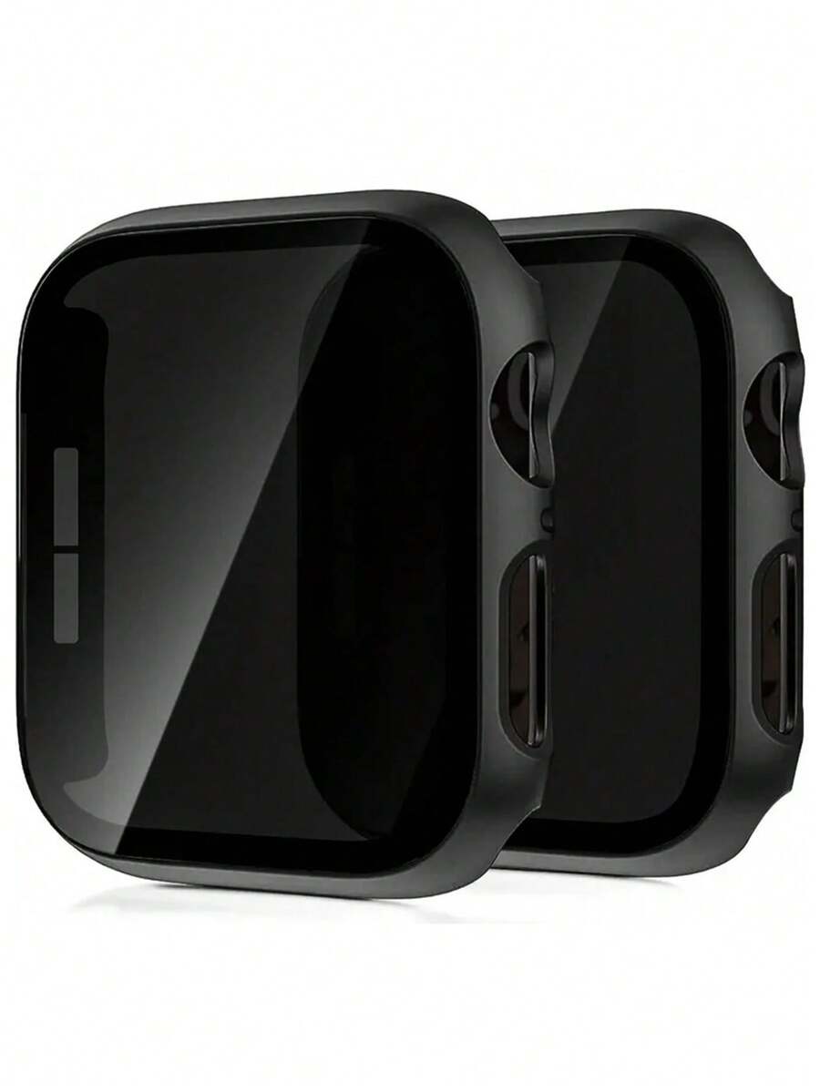 Anti Spy Privacy Glass Case - 2 szt. Czarne szkło hartowane chroniące