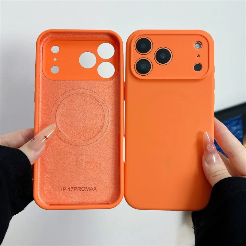 Liquid Silicone Magnetic Phone Case - Płynny silikonowy magnetyczny futerał na telefon