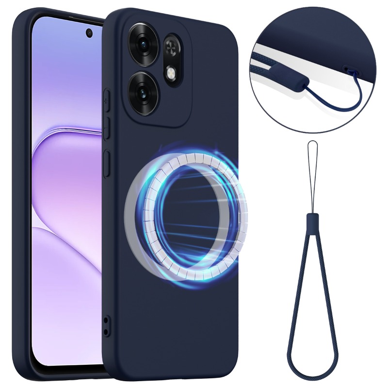 Liquid Silicone Magnetic Phone Case - Płynny silikon do matowego etui na