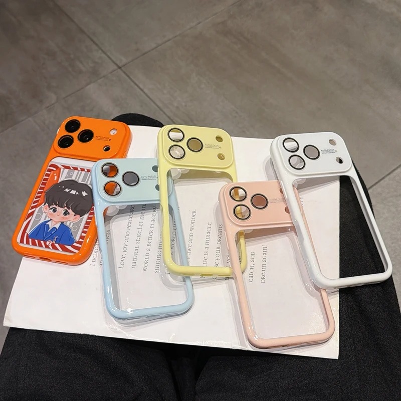 Clear Shockproof Bumper Case - Luksusowe przezroczyste etui na telefon z
