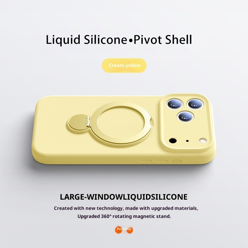 Liquid Silicone Magnetic Phone Case - Oryginalne silikonowe etui na telefon iPhone