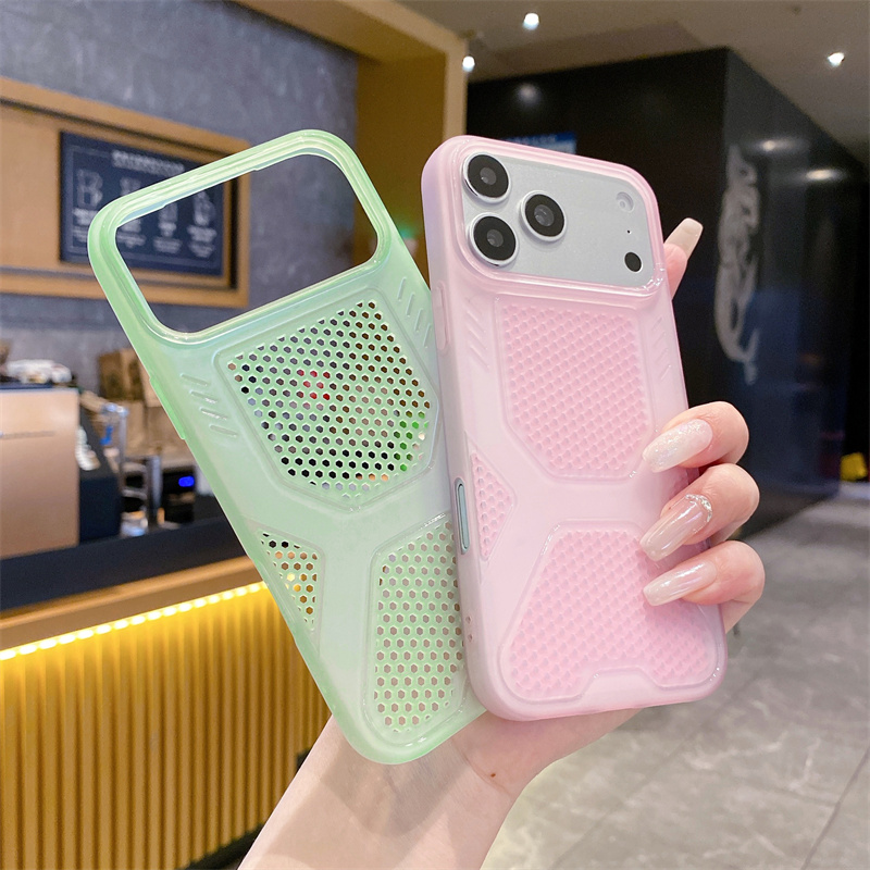 Heat Dissipation Mesh Breathable Case - Siatka odprowadzająca ciepło Miękkie etui TPU
