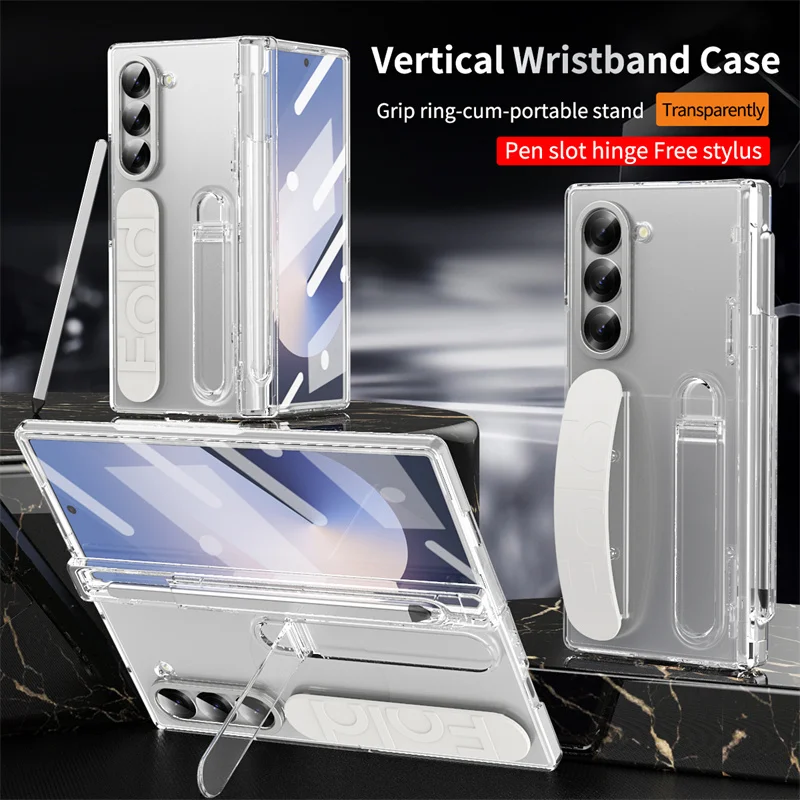 Screen Protectors - Luksusowe etui na telefon z zawiasem