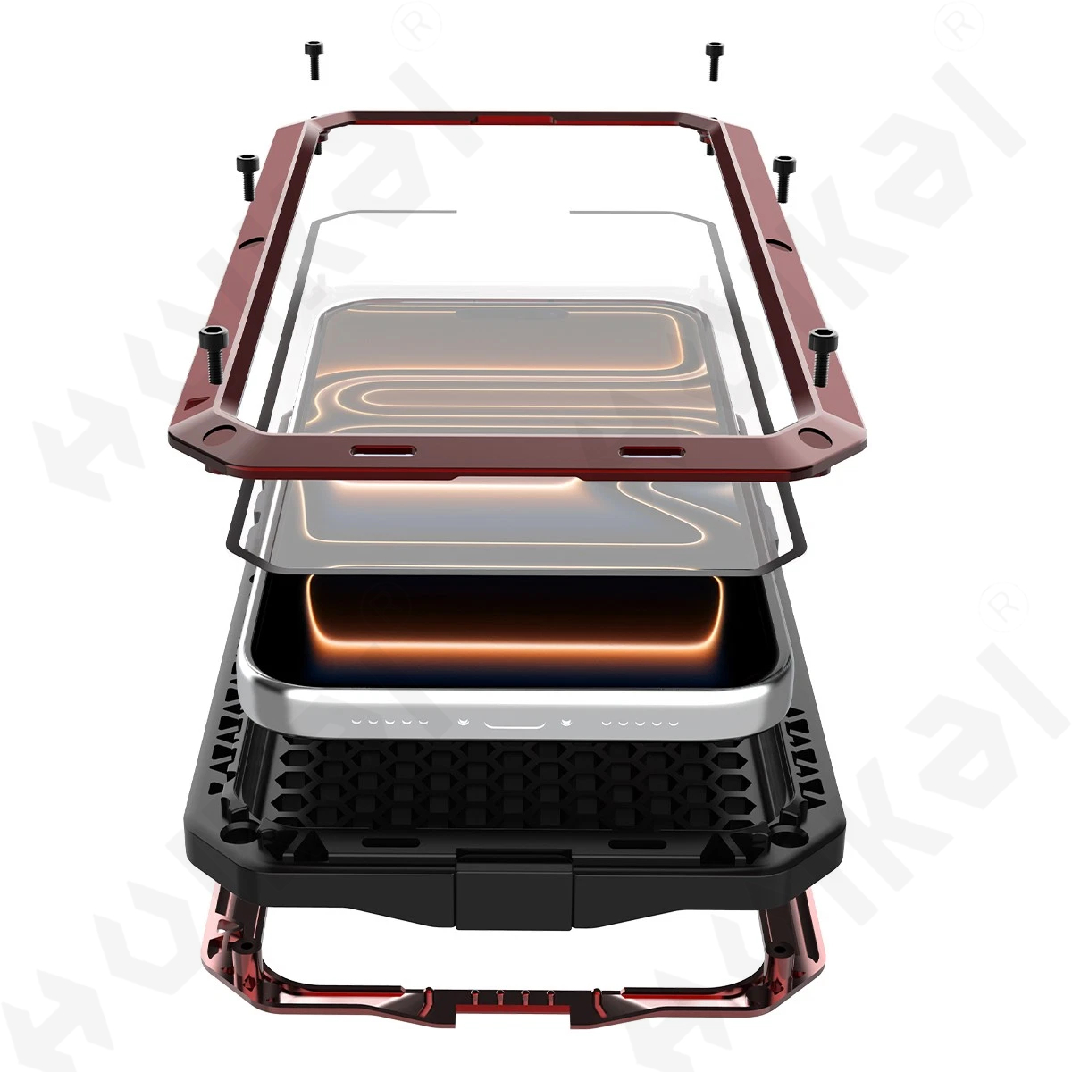 Heavy Duty 360 Full Body Protective Case - Etui na iPhone 17 16 15