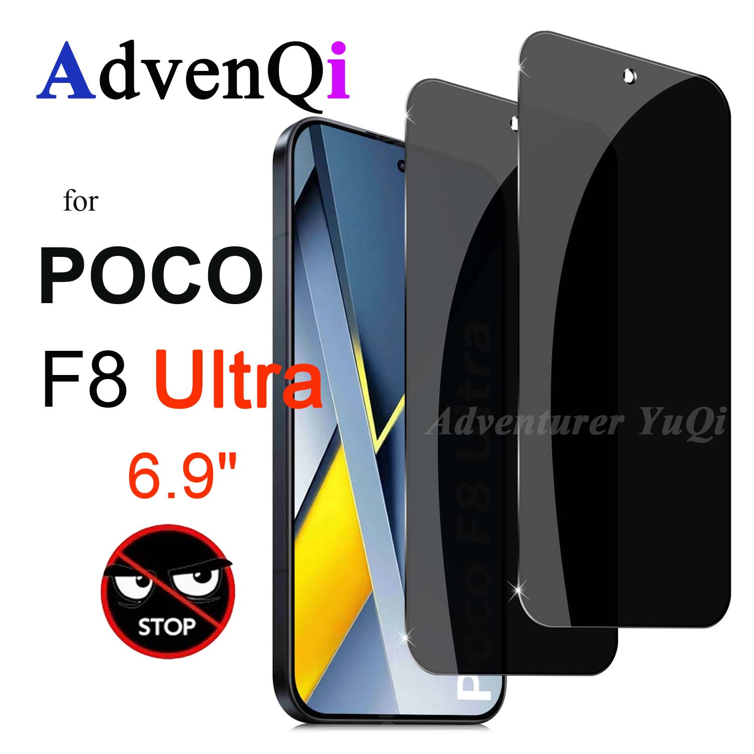 Anti Spy Privacy Glass Case - Antyszpiegowska folia ochronna na ekran do
