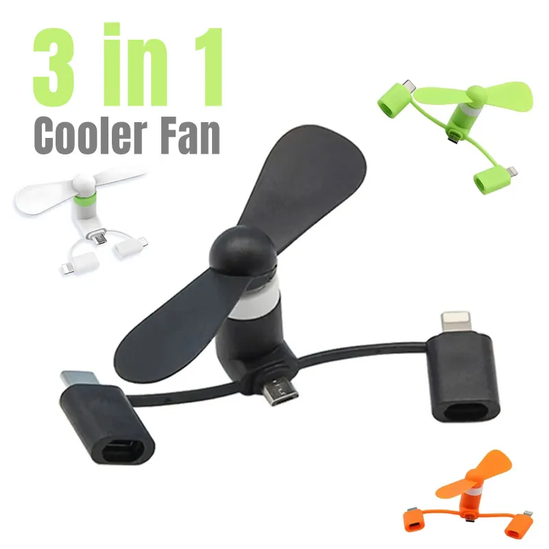 Power Banks - Kreatywny Mini Wentylator USB Wentylator Android