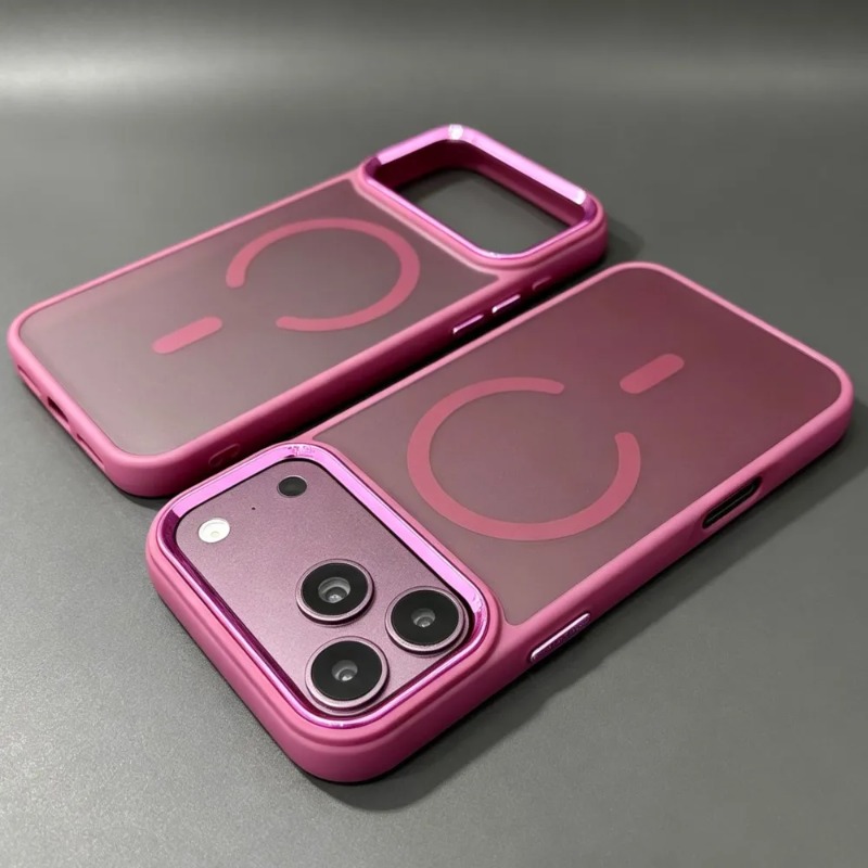 Clear Shockproof Bumper Case - Luksusowy pancerzowy bumper z obsługą MagSafe