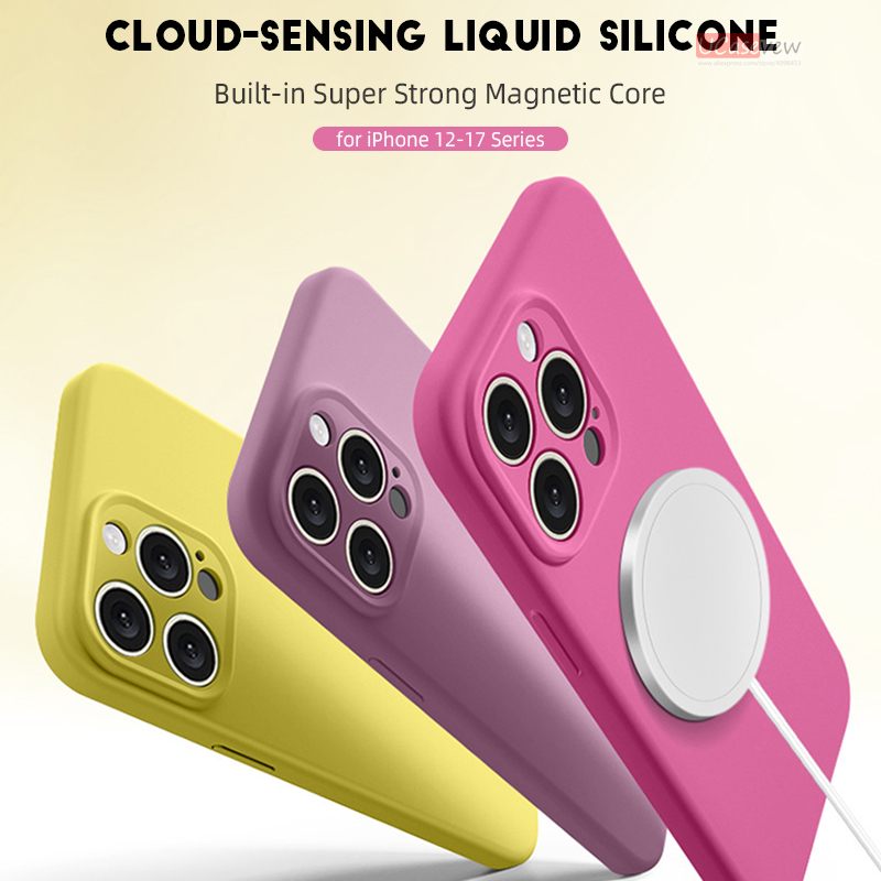 Magnetyczne oryginalne etui z  – Liquid Silicone Magnetic Phone Case recenzja i cena