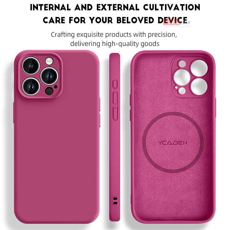 Magnetyczne oryginalne etui z  – Liquid Silicone Magnetic Phone Case recenzja i cena