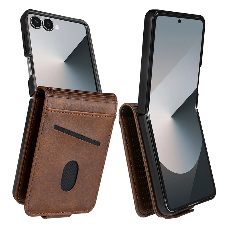 Skórzane etui na telefon z prz – Leather Wallet Card Holder Phone Cover recenzja i cena