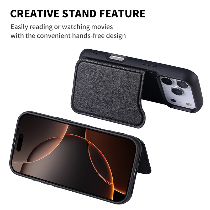 Magnetyczny skórzany portfel z – Leather Wallet Card Holder Phone Cover recenzja i cena
