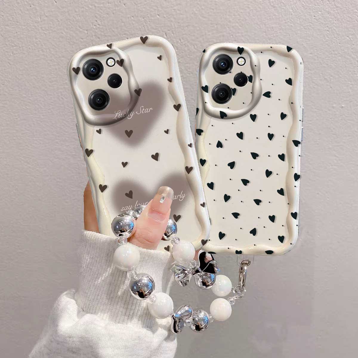 Etui na RENO 15 15F 14 PRO 14F – Cute Cartoon Wrist Strap Silicone Case recenzja i cena