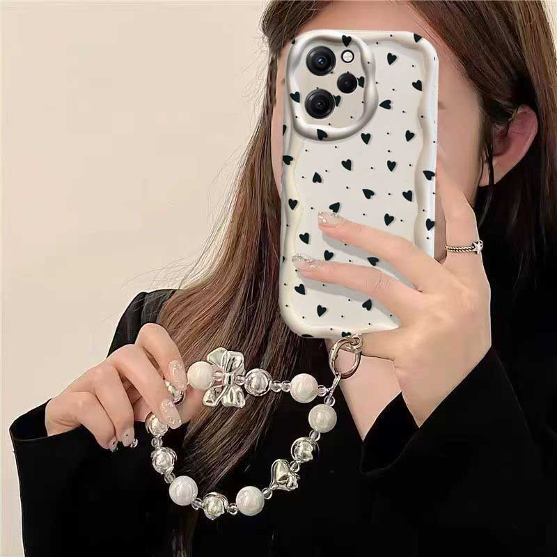 Etui na RENO 15 15F 14 PRO 14F – Cute Cartoon Wrist Strap Silicone Case recenzja i cena