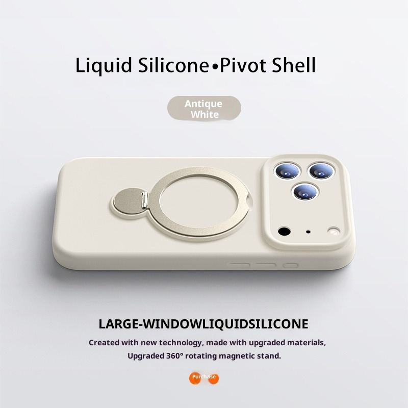 Oryginalne silikonowe etui na  – Liquid Silicone Magnetic Phone Case recenzja i cena