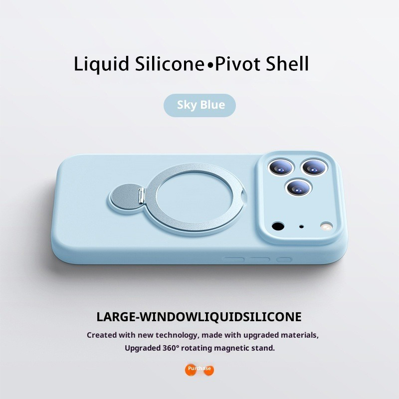 Oryginalne silikonowe etui na  – Liquid Silicone Magnetic Phone Case recenzja i cena