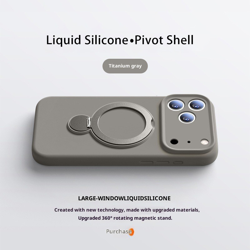 Oryginalne silikonowe etui na  – Liquid Silicone Magnetic Phone Case recenzja i cena