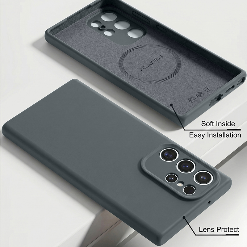 Magnetyczne, silikonowe, miękk – Liquid Silicone Magnetic Phone Case recenzja i cena