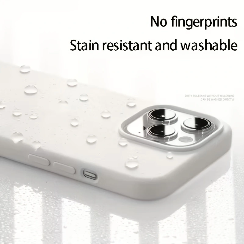 Jednokolorowe etui z płynnego  – Liquid Silicone Magnetic Phone Case recenzja i cena