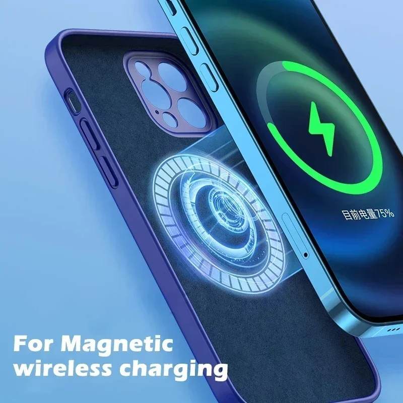 Etui z płynnego silikonu do iP – Liquid Silicone Magnetic Phone Case recenzja i cena