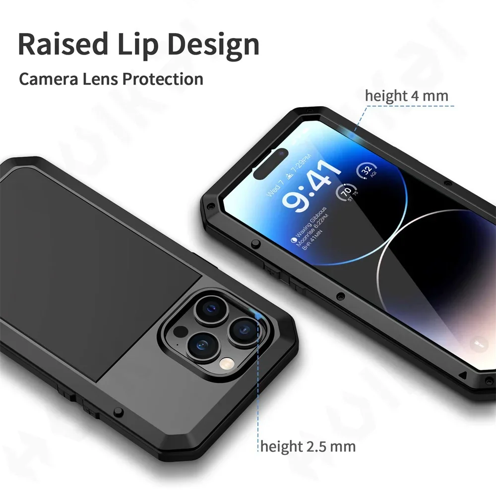 Etui na iPhone'a 16 15 13 12 1 – Heavy Duty 360 Full Body Protective Case recenzja i cena