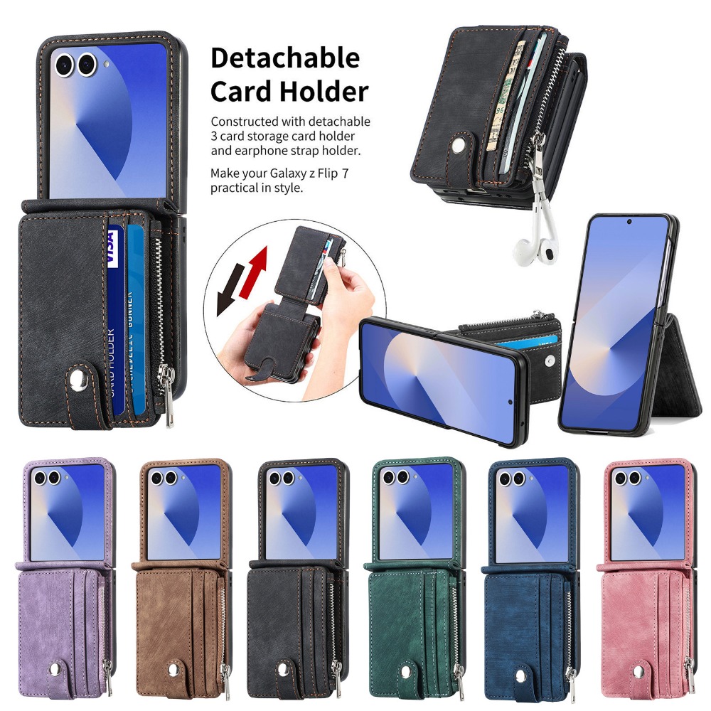 Etui na telefon 2 w 1 z odłącz – Leather Wallet Card Holder Phone Cover recenzja i cena