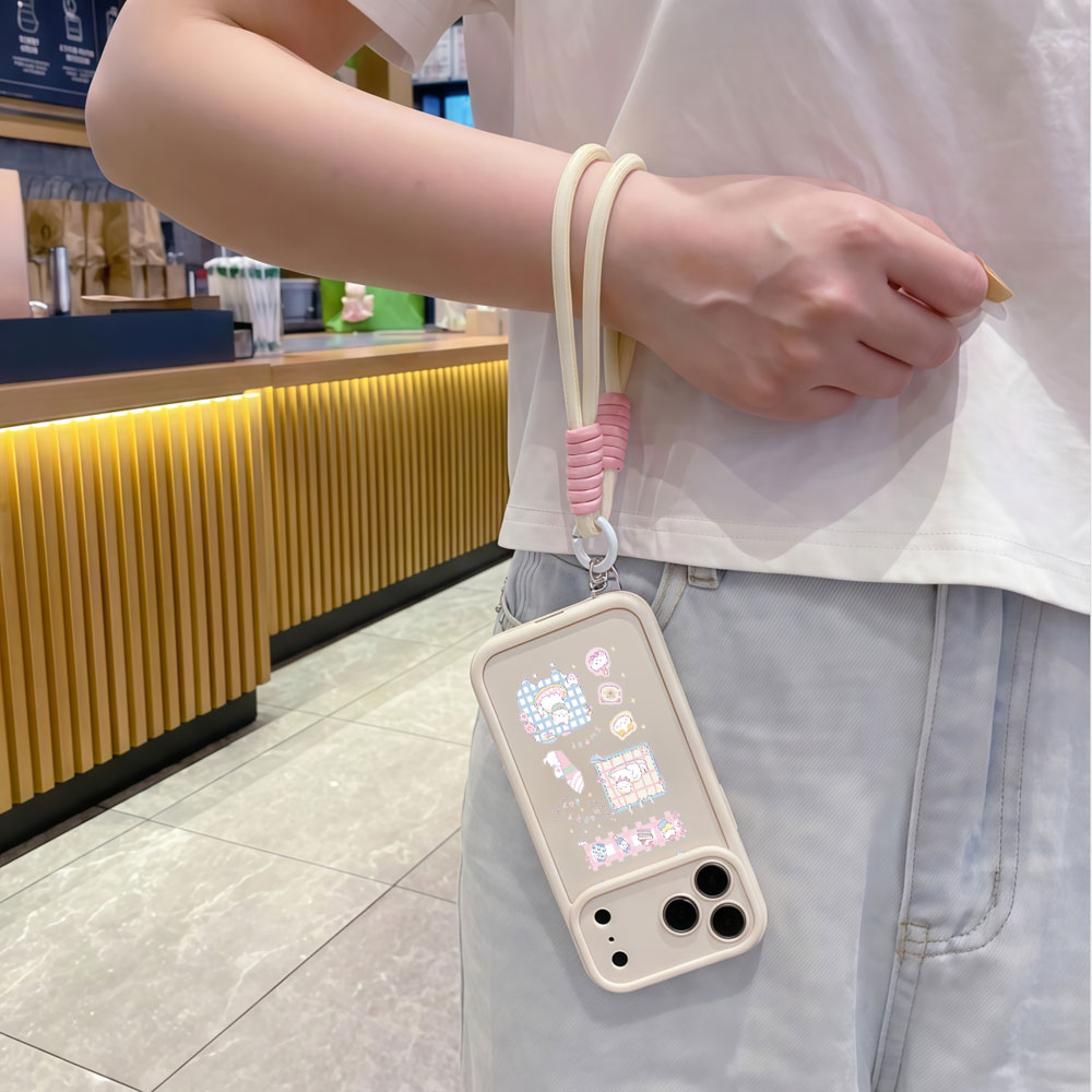 Etui na telefon z paskiem na n – Cute Cartoon Wrist Strap Silicone Case recenzja i cena