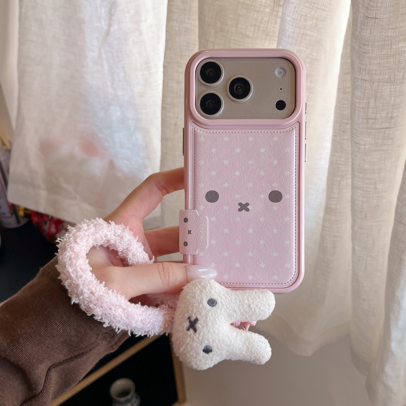 Urocze, kawaii, różowe etui na – Cute Cartoon Wrist Strap Silicone Case recenzja i cena
