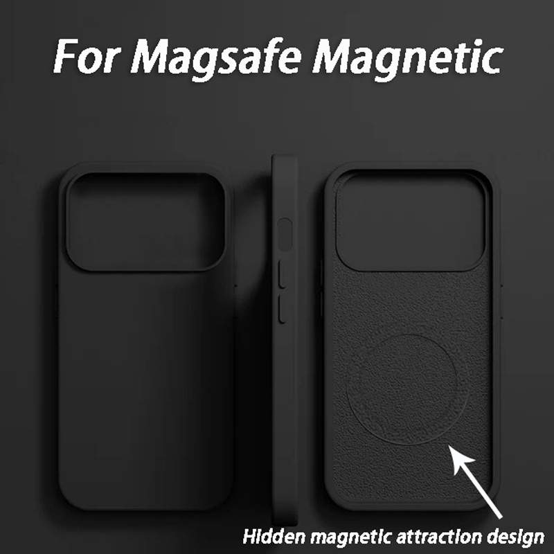 Luksusowe etui do bezprzewodow – Liquid Silicone Magnetic Phone Case recenzja i cena