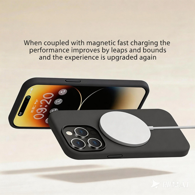 Luksusowe etui do bezprzewodow – Liquid Silicone Magnetic Phone Case recenzja i cena