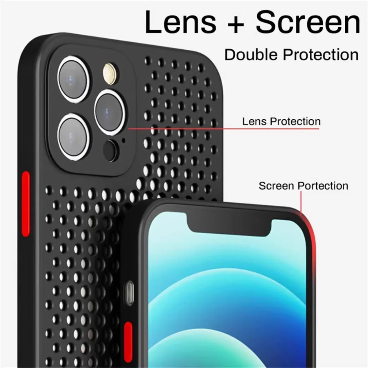 Chłodzące etui na telefon z ro – Heat Dissipation Mesh Breathable Case recenzja i cena