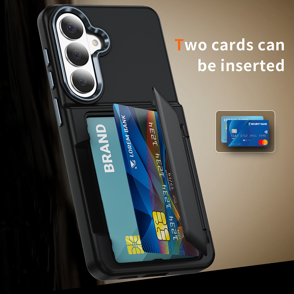Etui na telefon z uchwytem na  – Leather Wallet Card Holder Phone Cover recenzja i cena