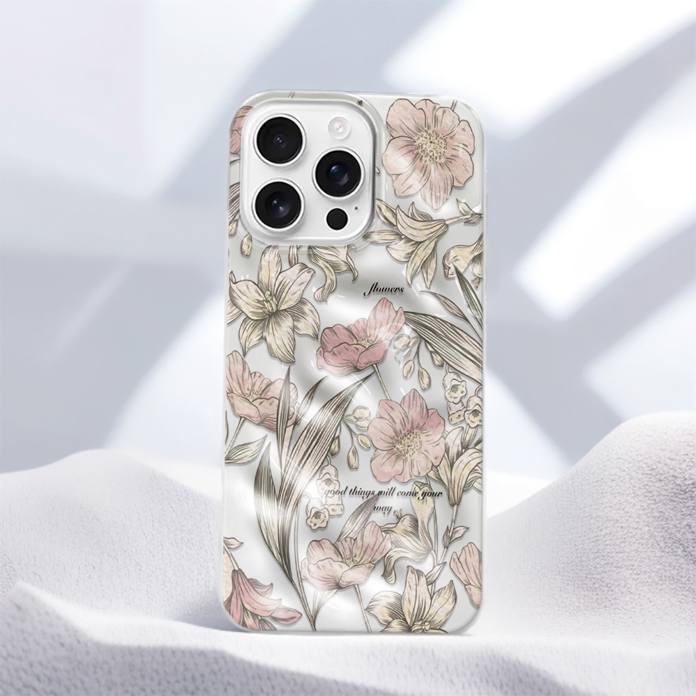Eleganckie, estetyczne, modne  – Vintage Floral Pattern Soft Case recenzja i cena