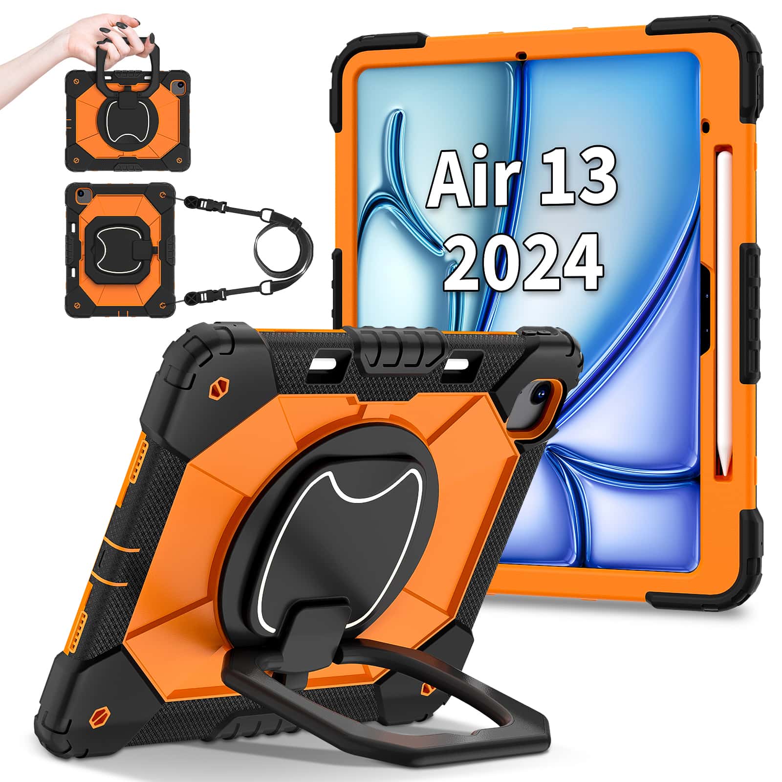 Etui na iPad Pro 13 M5 Air 13  – Heavy Duty 360 Full Body Protective Case recenzja i cena
