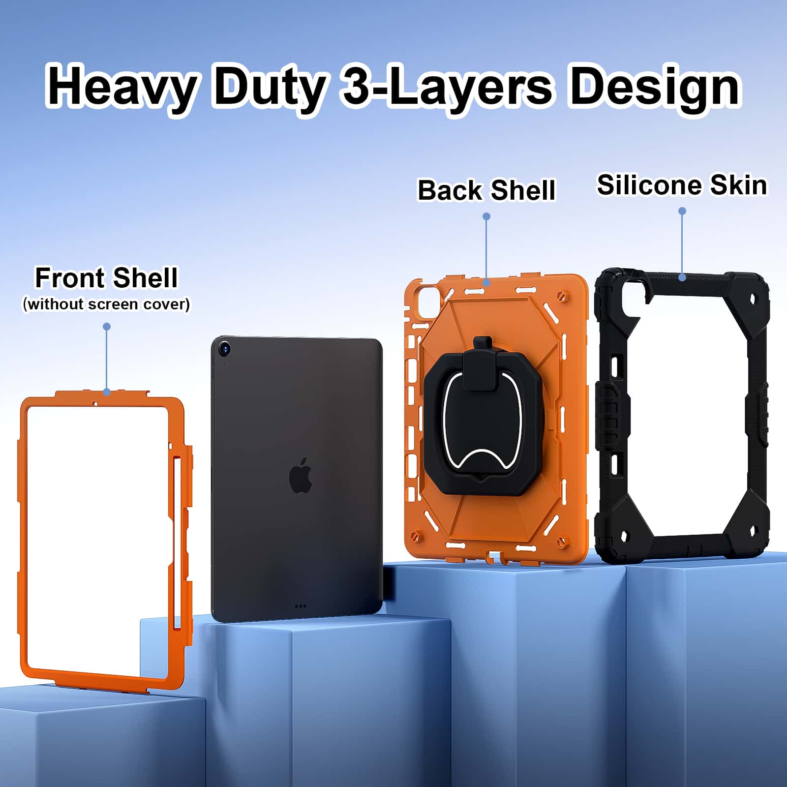 Etui na iPad Pro 13 M5 Air 13  – Heavy Duty 360 Full Body Protective Case recenzja i cena