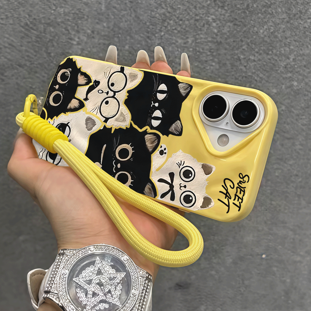 Etui na telefon z paskiem na n – Cute Cartoon Wrist Strap Silicone Case recenzja i cena